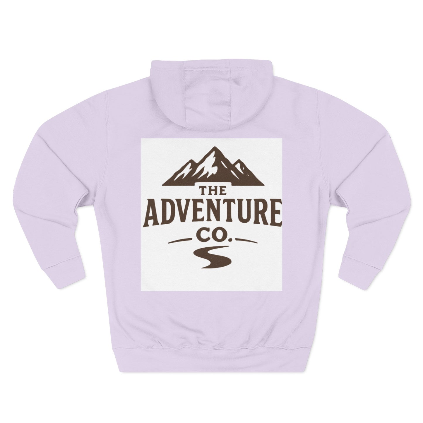 Three-Panel Fleece Hoodie