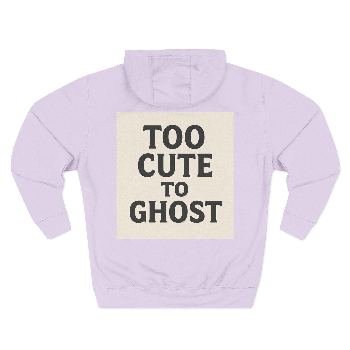 Three-Panel Fleece Hoodie - Sweet Dreams & Too Cute to Ghost, Cozy Hoodie for Fall, Cute Casual Wear, Gift for Halloween, Funny Hoodie