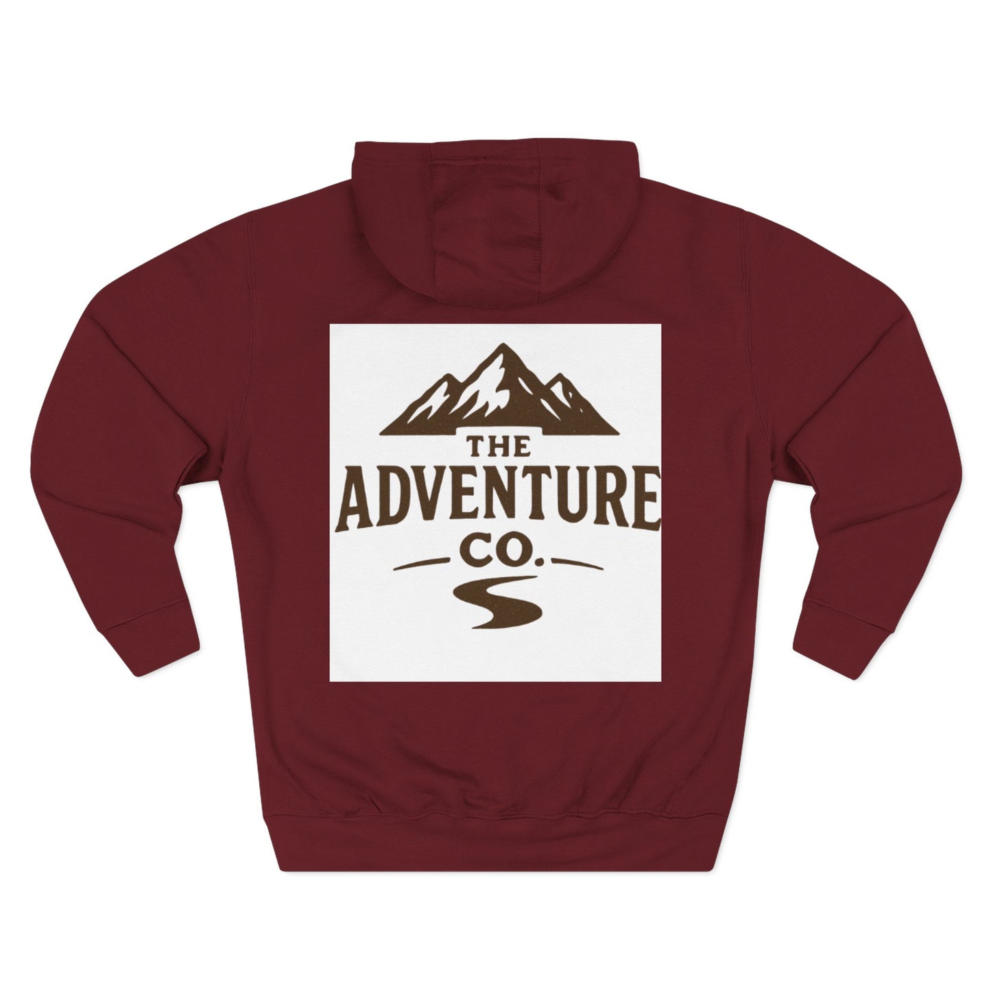 Three-Panel Fleece Hoodie