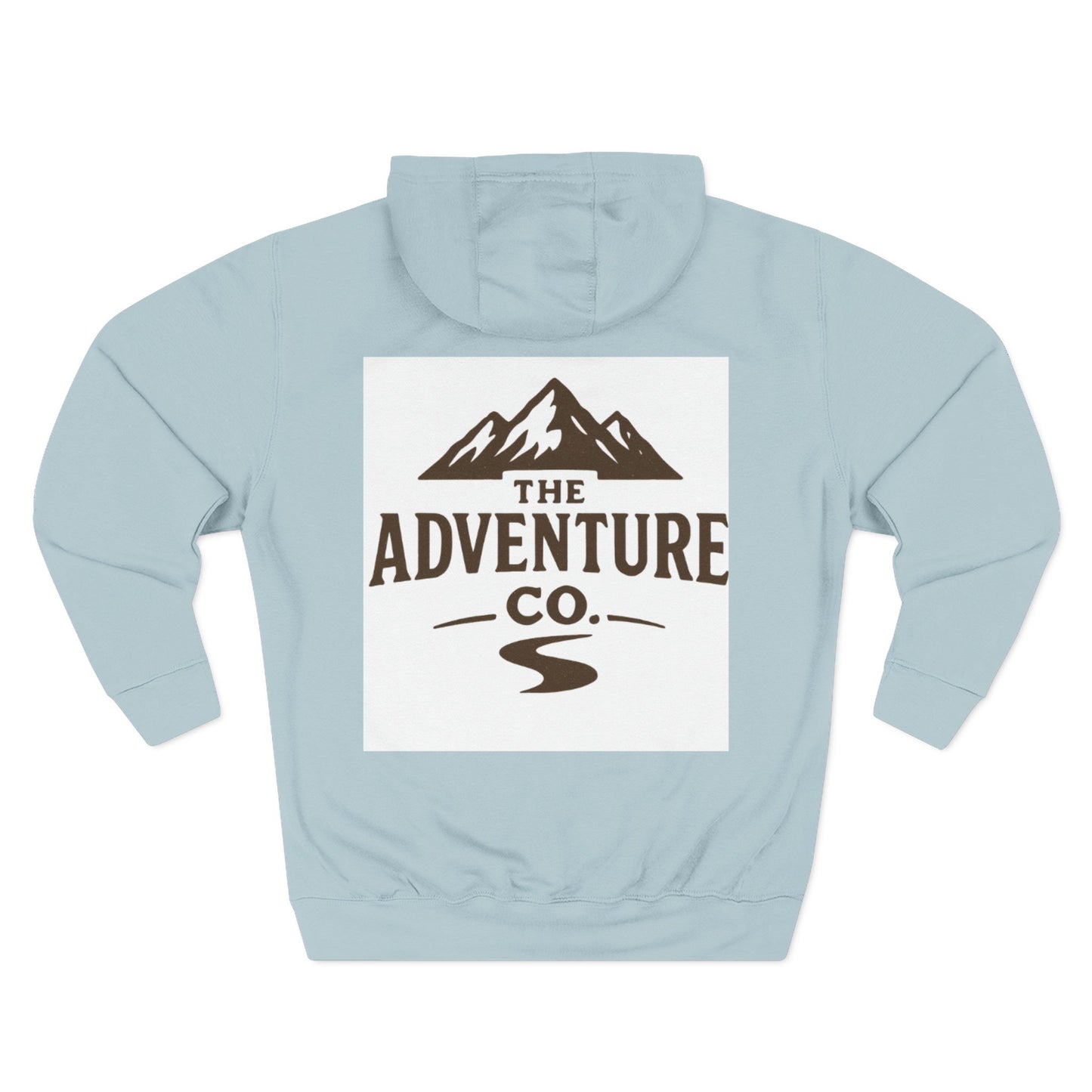 Three-Panel Fleece Hoodie