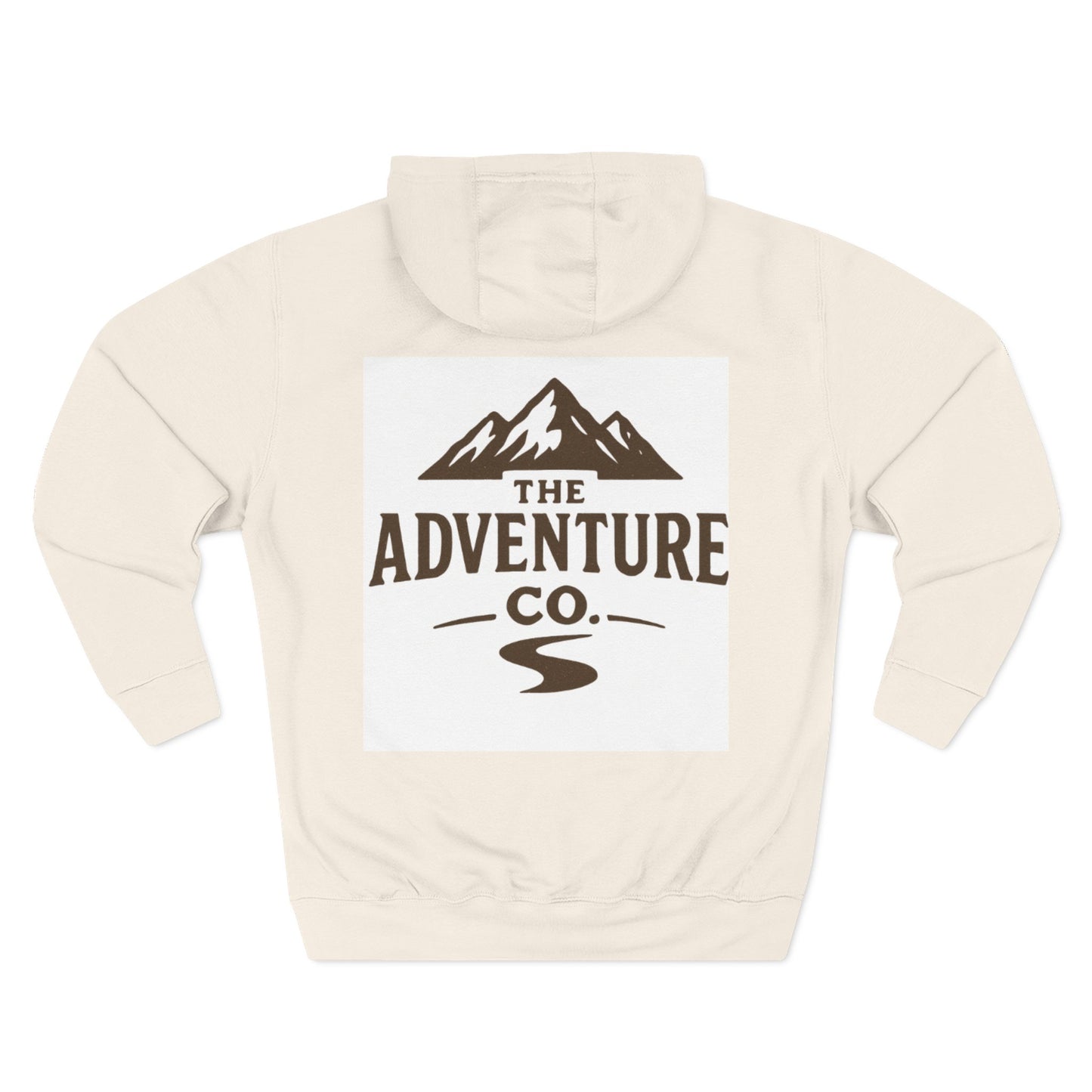 Three-Panel Fleece Hoodie