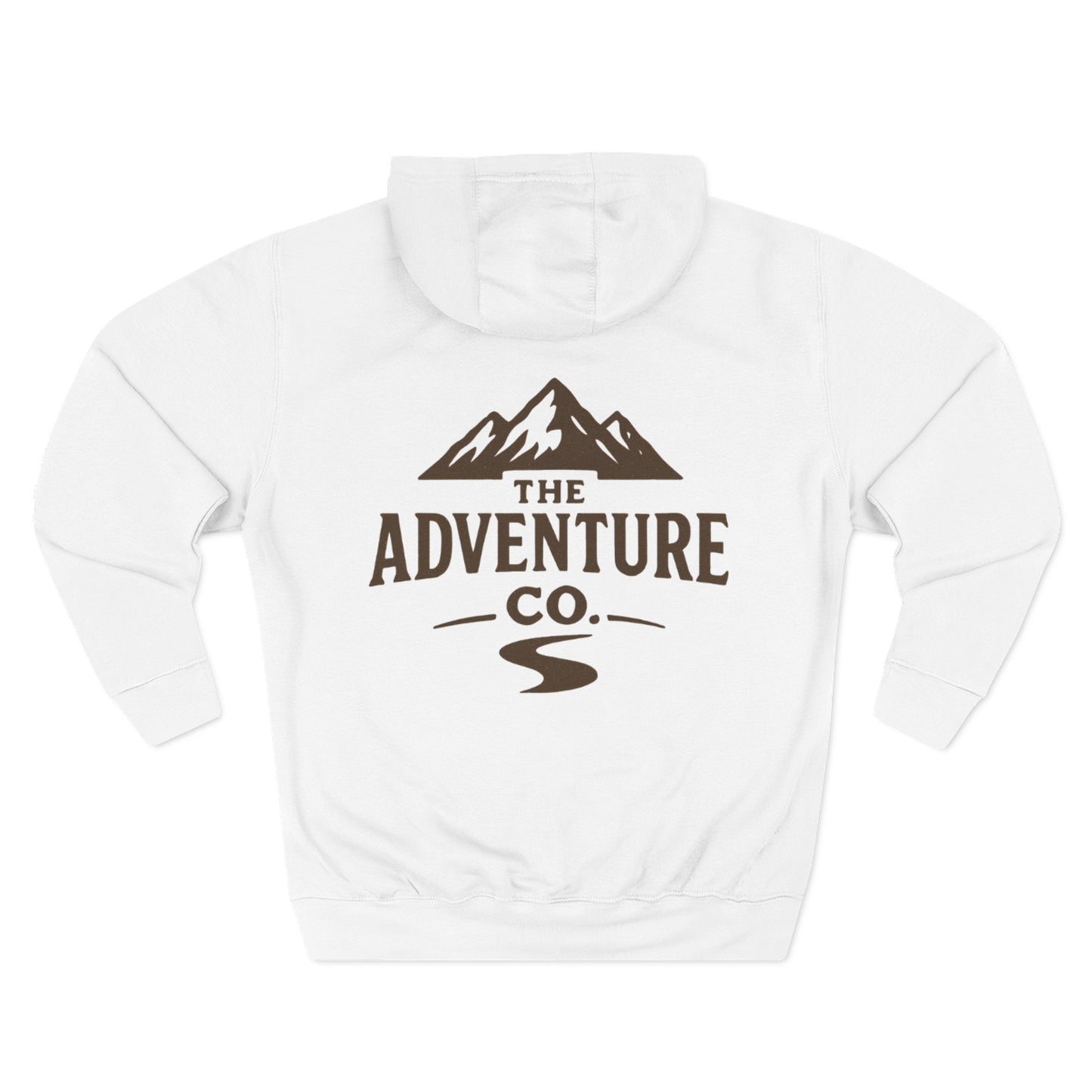 Three-Panel Fleece Hoodie