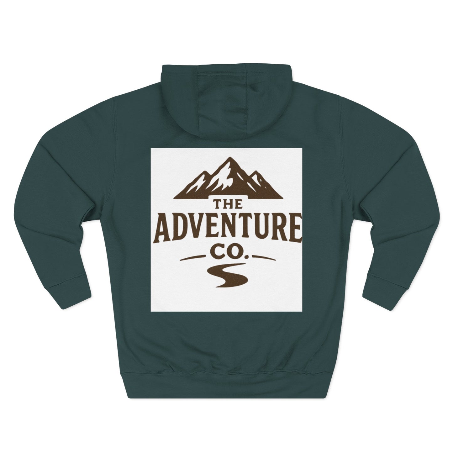 Three-Panel Fleece Hoodie