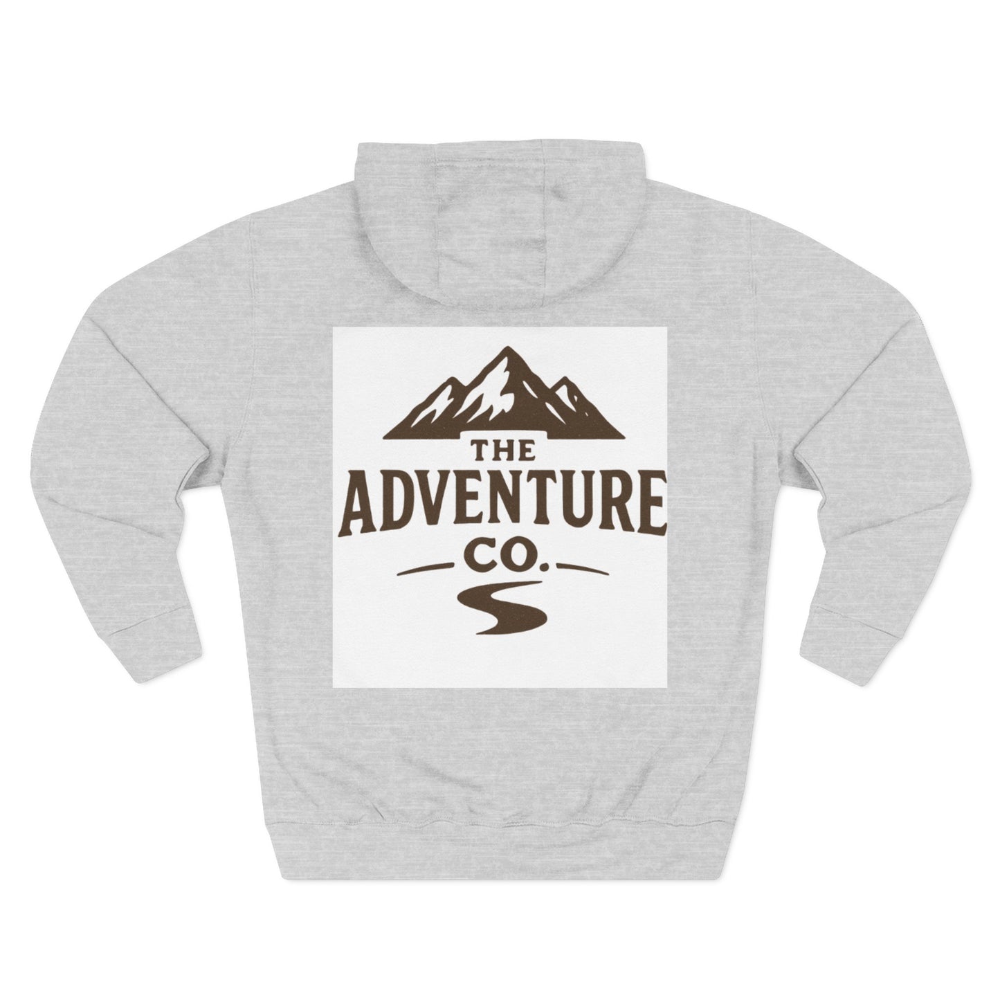 Three-Panel Fleece Hoodie