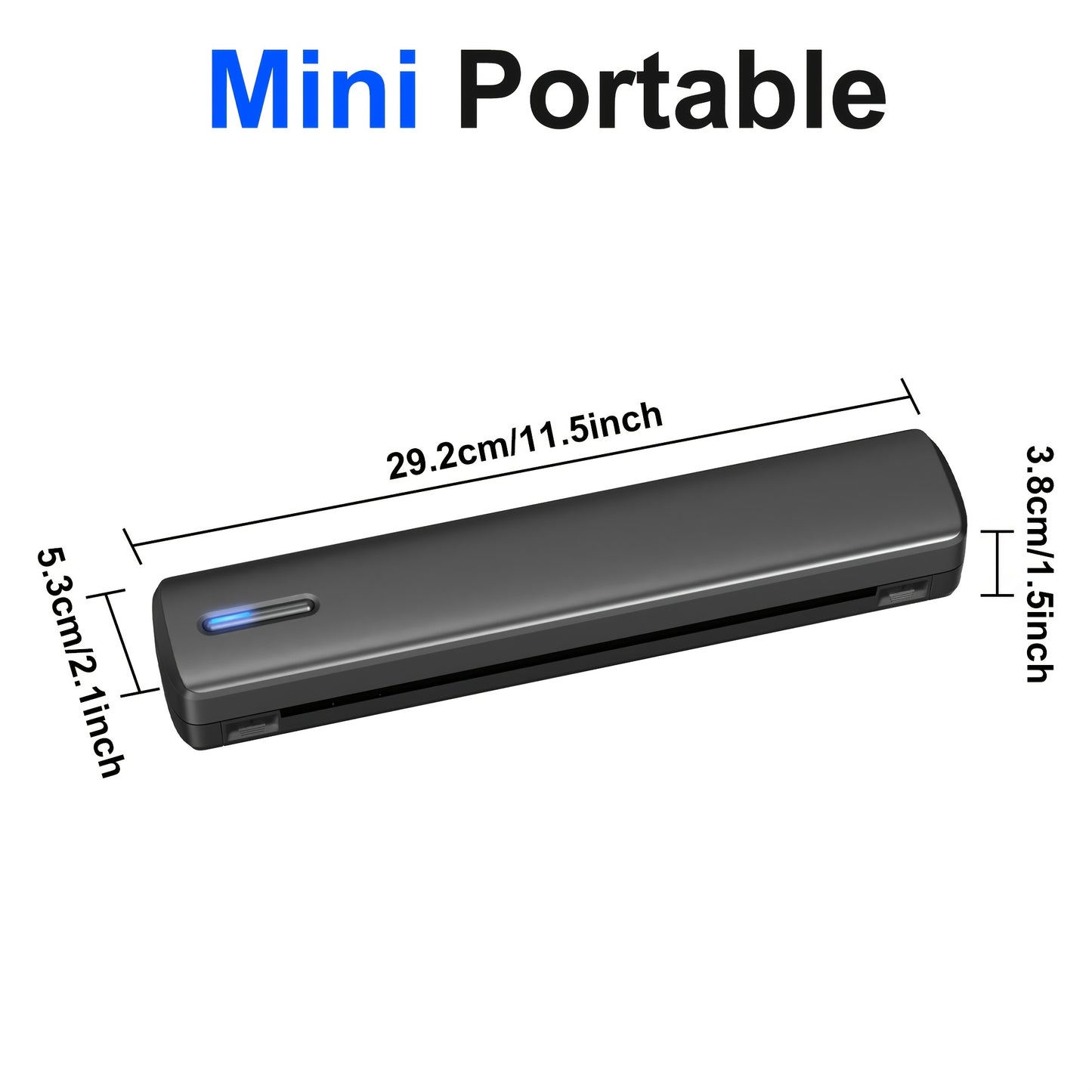 Orexy™ Wireless Inkless portable Thermal Printer. Compatible with Iphone & Laptop