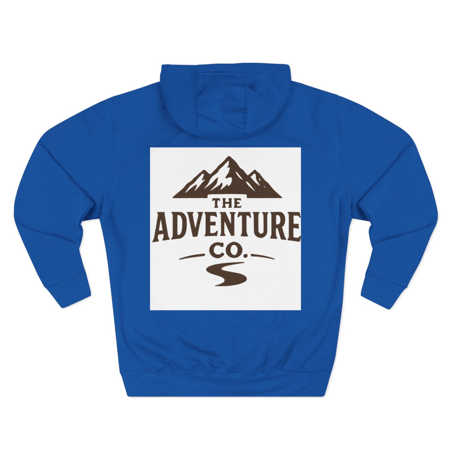 Three-Panel Fleece Hoodie