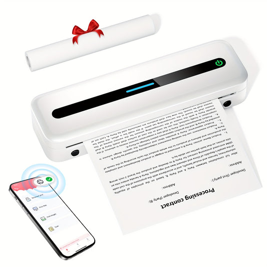 Orexy™ Portable Wireless  Thermal  Printer with  Upgraded  Thermal Paper- For Business Travel