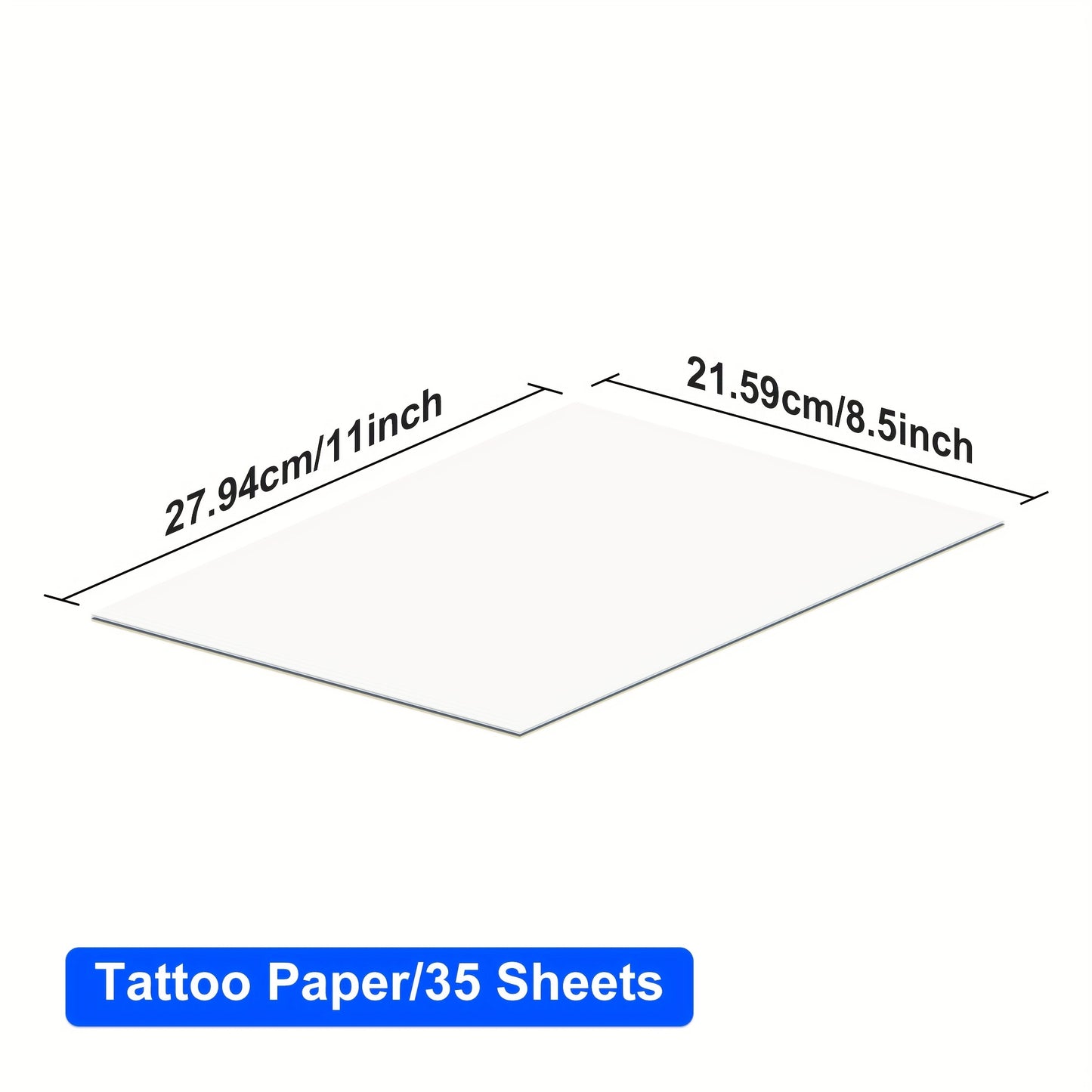 Orexy™ 8.5*11-Inch A4 Print Paper - 100-Sheet Thermal Paper/ 100-Sheet Tattoo Paper