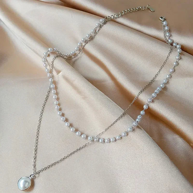 Orexy™ 2025  Women's  Double Layer Pearl Necklace