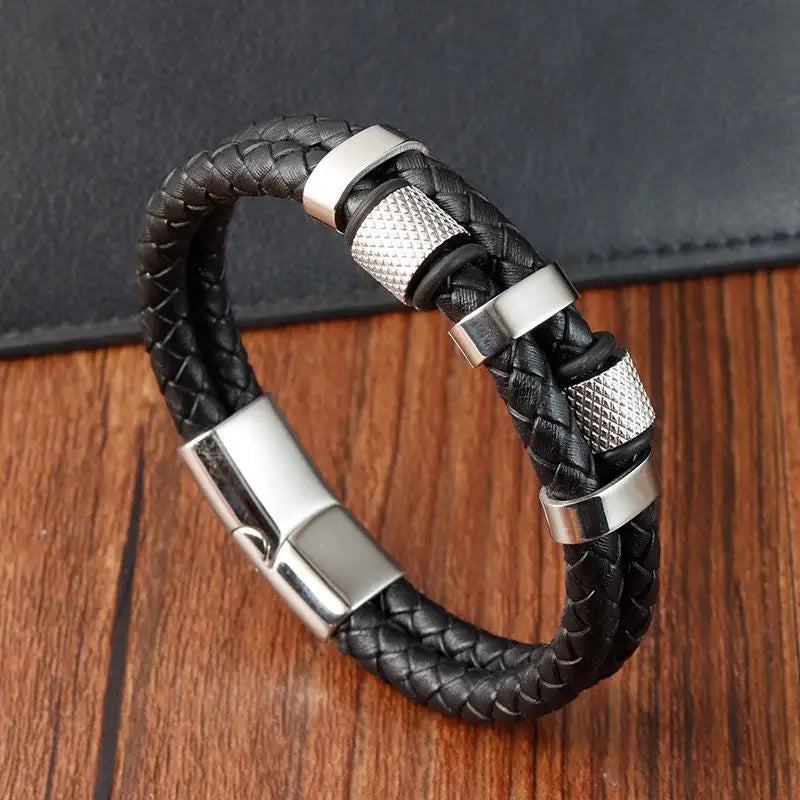 Orexy™ Titan’s Fortune spiritual and fashion Leather Bracelet