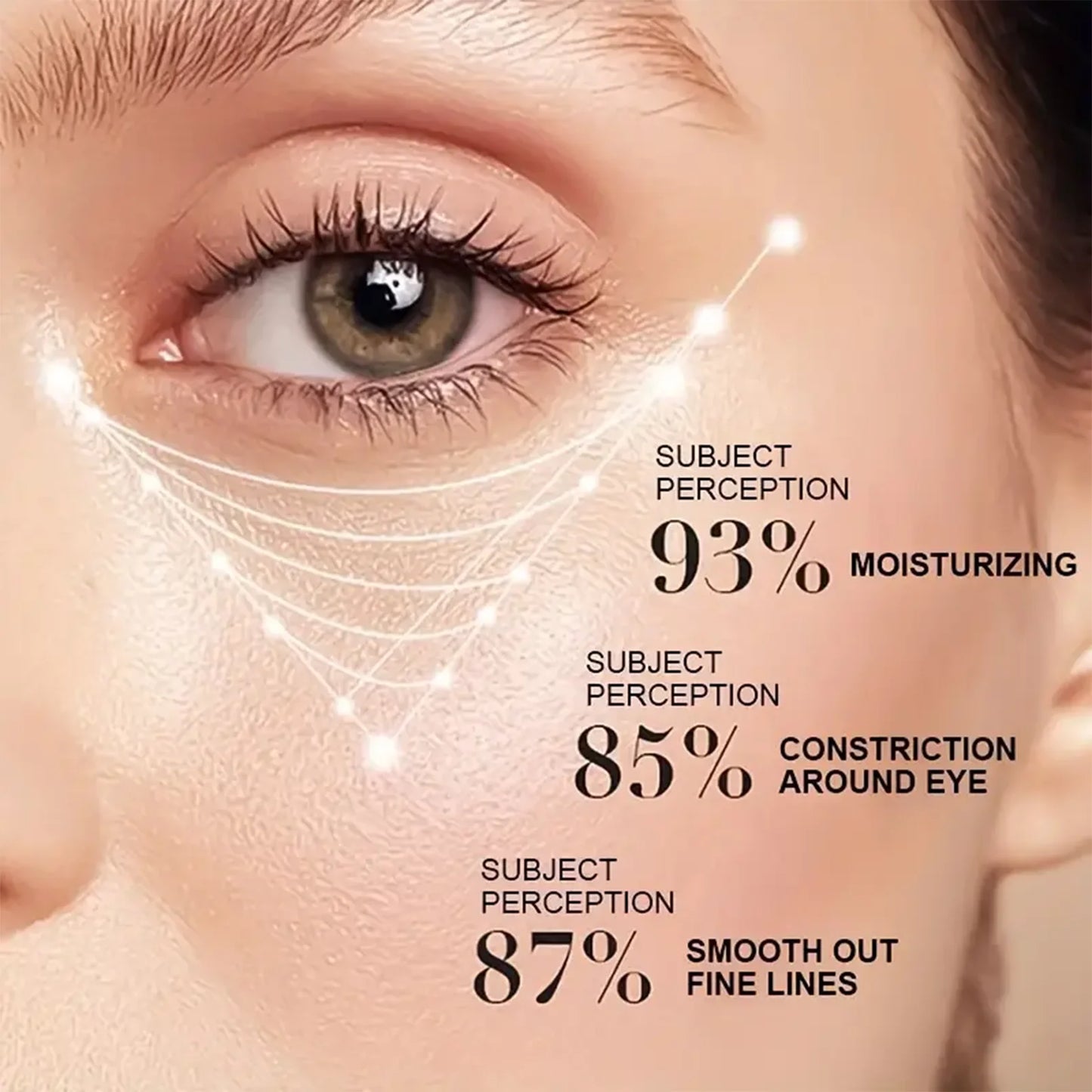 Caffeine eye cream stick nourishes the skin, improves fine lines, relieves eye bags and dark circles, and brightens the eye skin