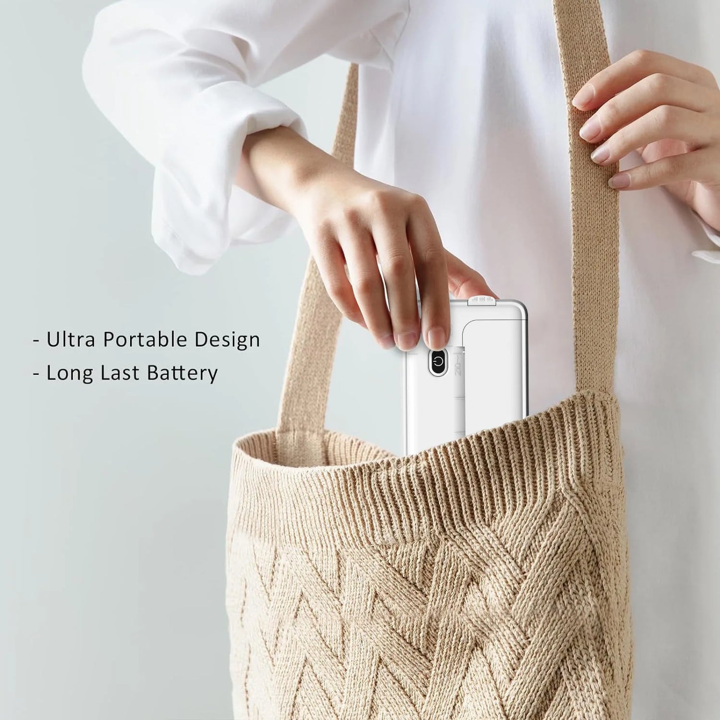 Orexy™ Wireless Inkless portable Thermal Printer. Compatible with Iphone & Laptop