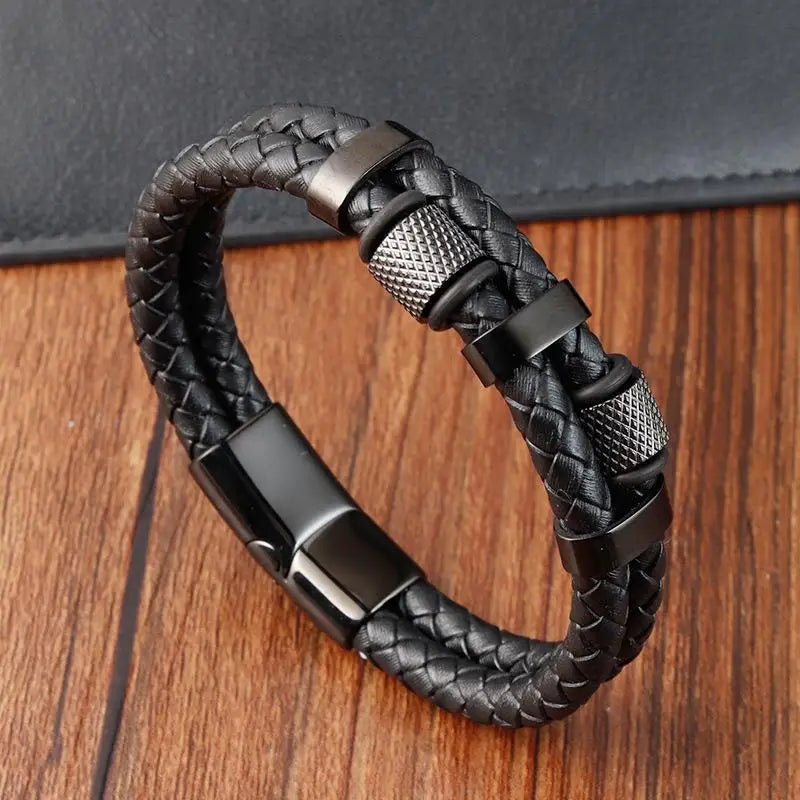 Orexy™ Titan’s Fortune spiritual and fashion Leather Bracelet