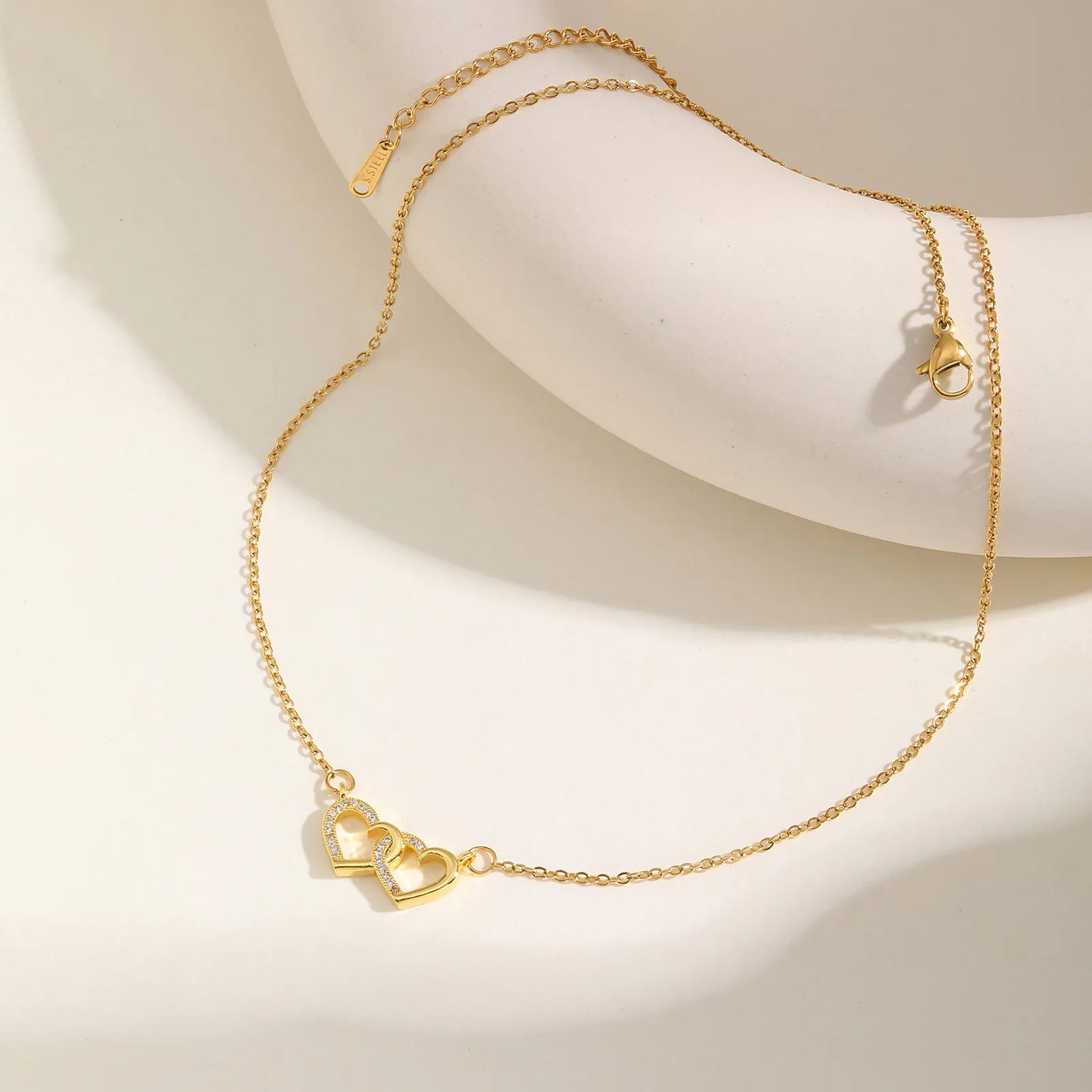 Orexy™ Exquisite Double Heart Necklace for Women