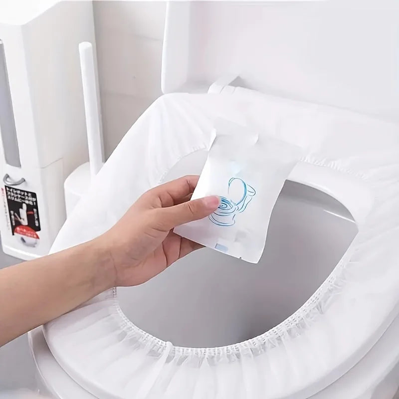 20pcs Portable Disposable  Waterproof Toilet Seat Covers
