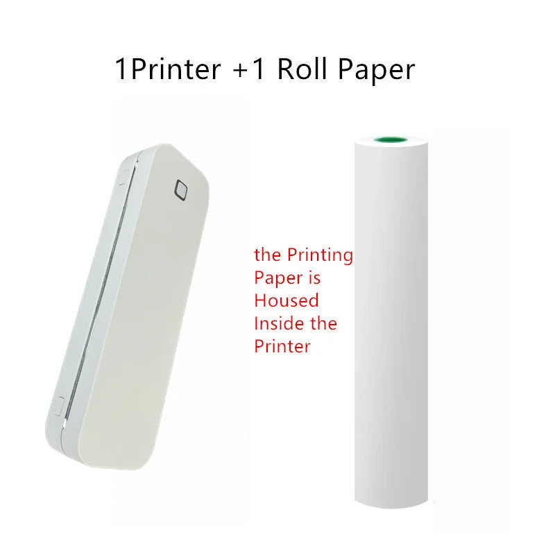 Orexy™ Wireless Inkless portable Thermal Printer. Compatible with Iphone & Laptop
