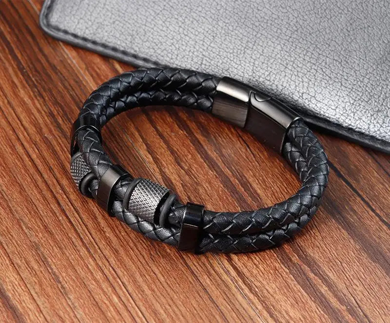 Orexy™ Titan’s Fortune spiritual and fashion Leather Bracelet