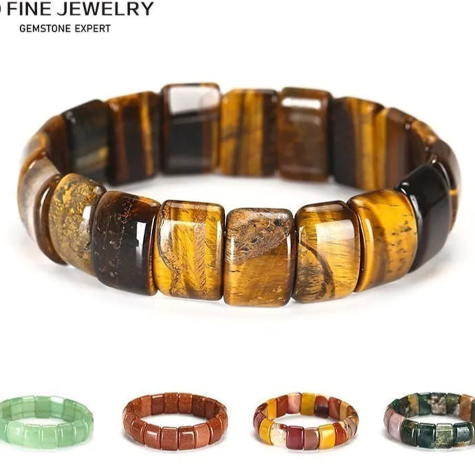 Orexy™ Natural Tiger Eye Energy Bracelet  For Balance, Strength & Vitality
