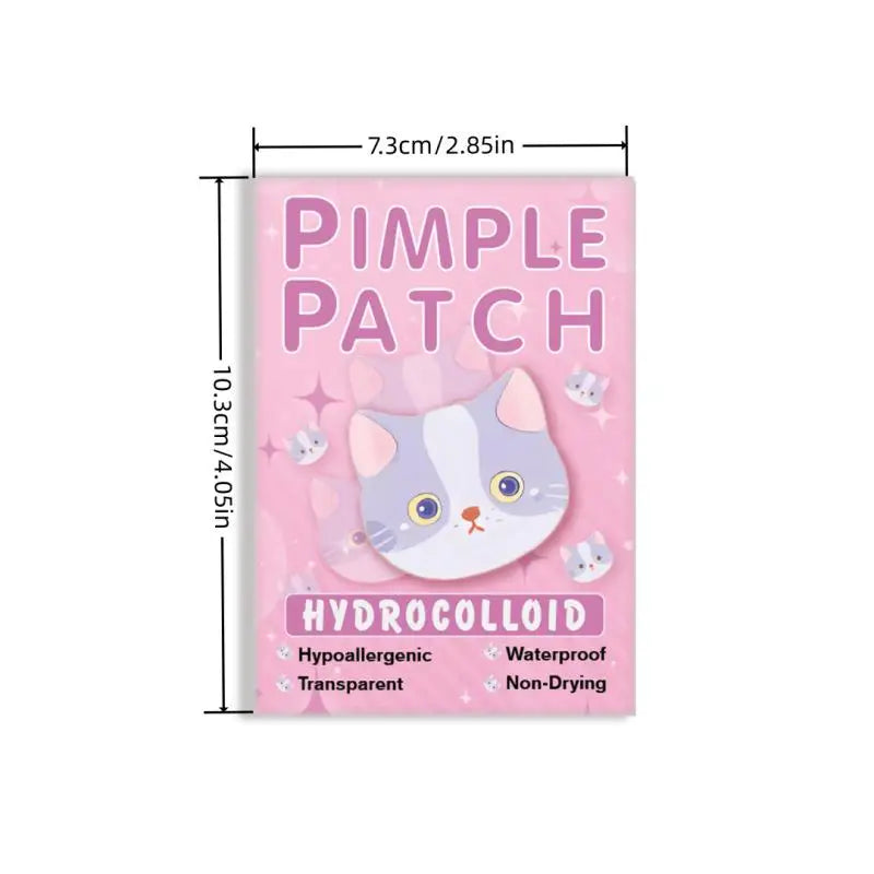 600pcs Cute Cat Shaped  Invisible Acne Cover Removal Pimple Patch 20 Type Acne Treatment Sticker