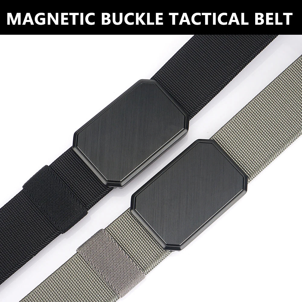 TUSHI™ Magnetic Quick-Release Tactical Belt – Built for Power, Designed for Performance