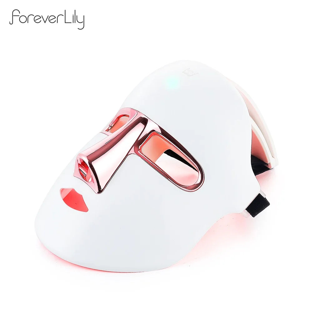 Wireless 7 Colors Face LED Mask Photon Facal Beauty Mask Skin Rejuvenation Anti Acne Repair Skin Tightening Anti Aging Skin Care