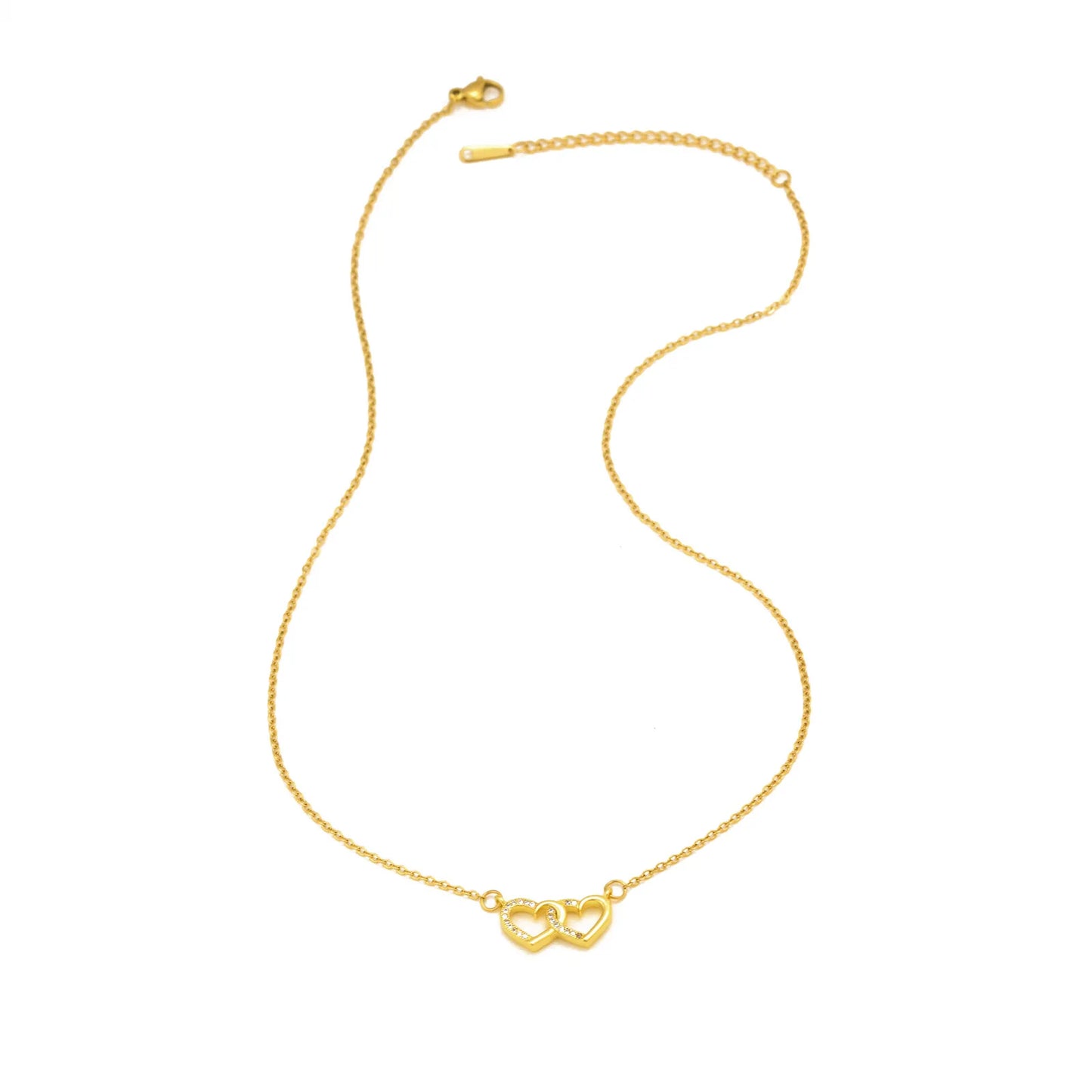 Orexy™ Exquisite Double Heart Necklace for Women