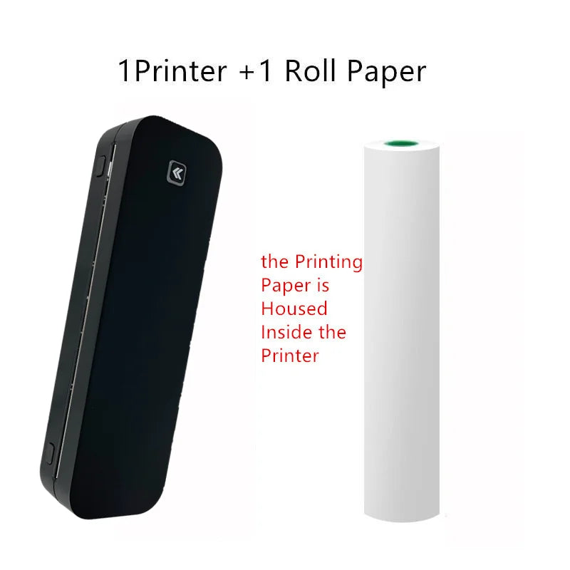 Orexy™ Wireless Inkless portable Thermal Printer. Compatible with Iphone & Laptop