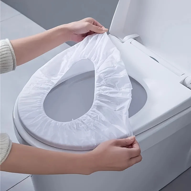 20pcs Portable Disposable  Waterproof Toilet Seat Covers
