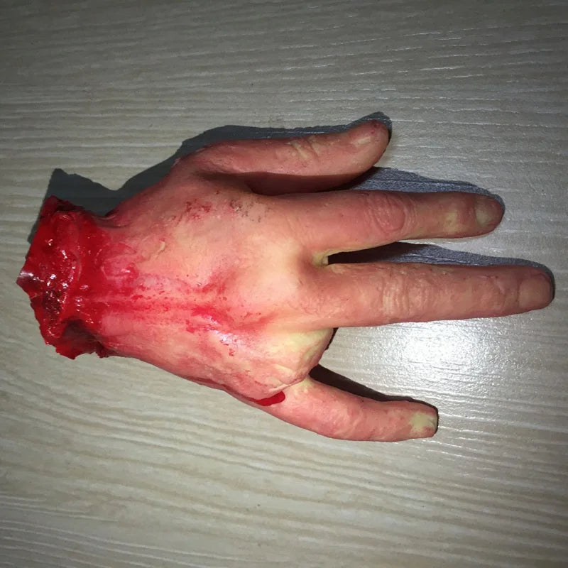 Halloween Decor Horror Props Bloody Broken Finger Eyeball Ear Tricky Toy Fake Body Organs for Haunted House Party Supplies