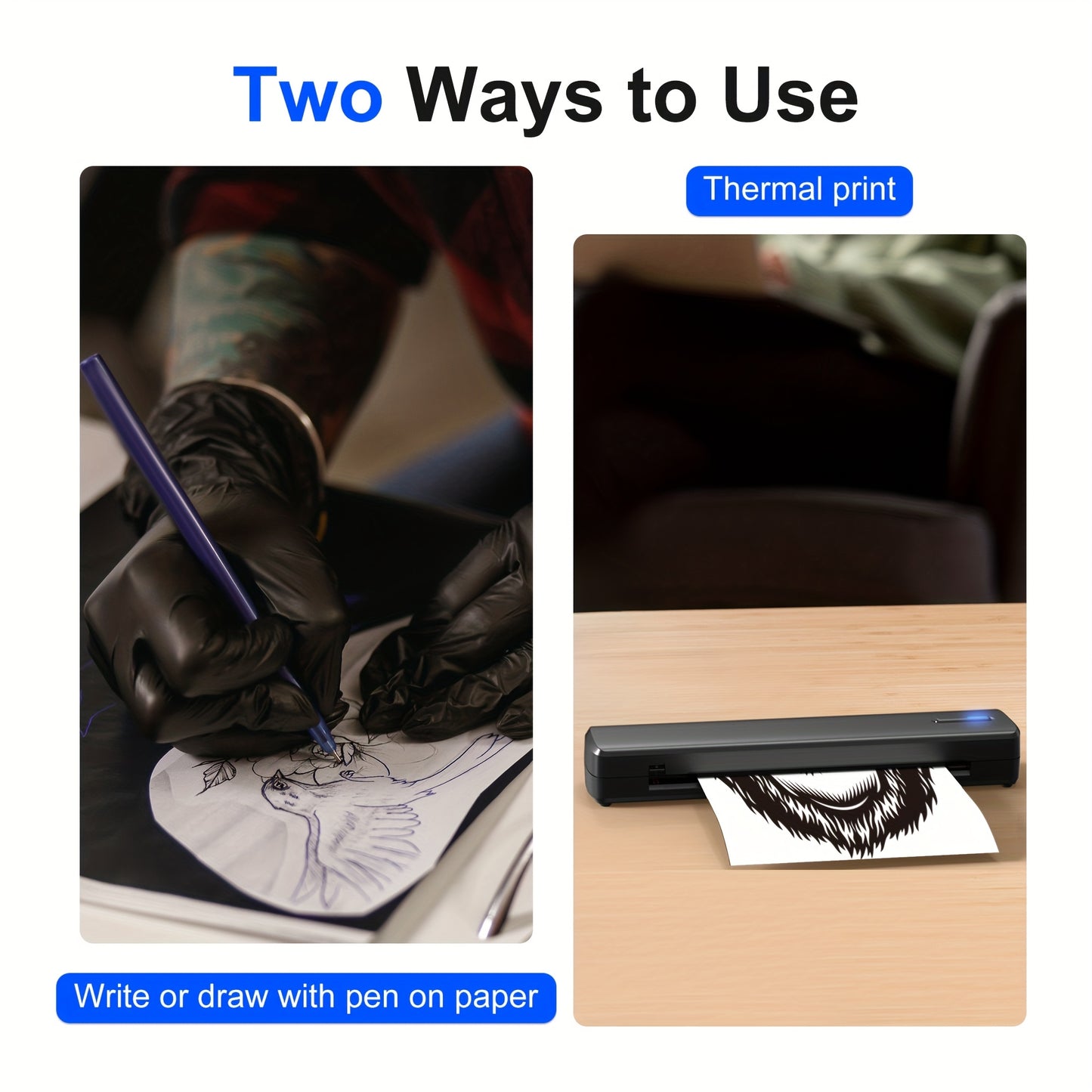 Orexy™ 8.5*11-Inch A4 Print Paper - 100-Sheet Thermal Paper/ 100-Sheet Tattoo Paper