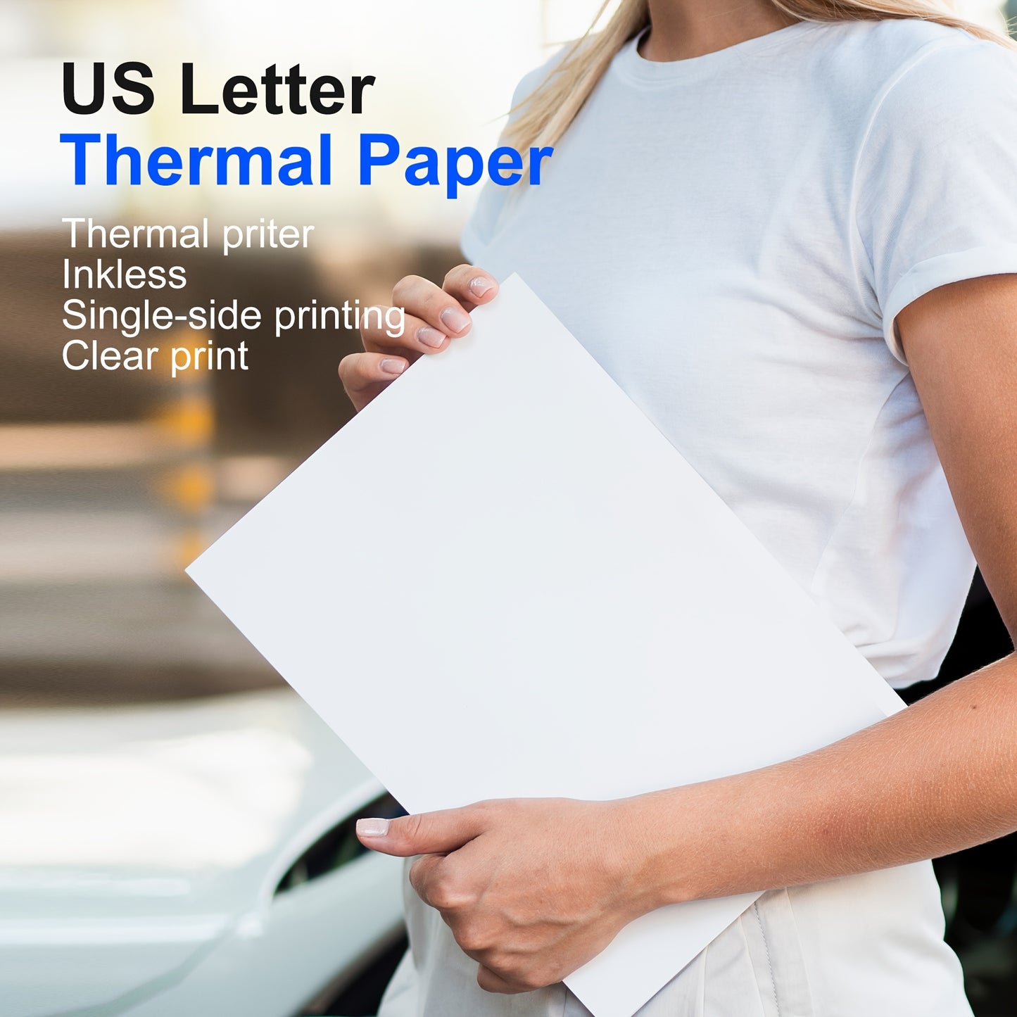 Orexy™ 8.5" X 11" Thermal Printer Paper, For Advanced Thermal Printing, 200 Sheets