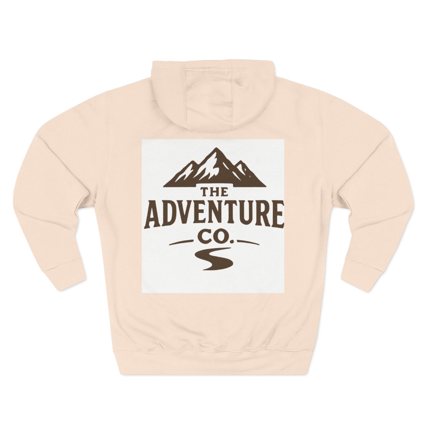 Three-Panel Fleece Hoodie