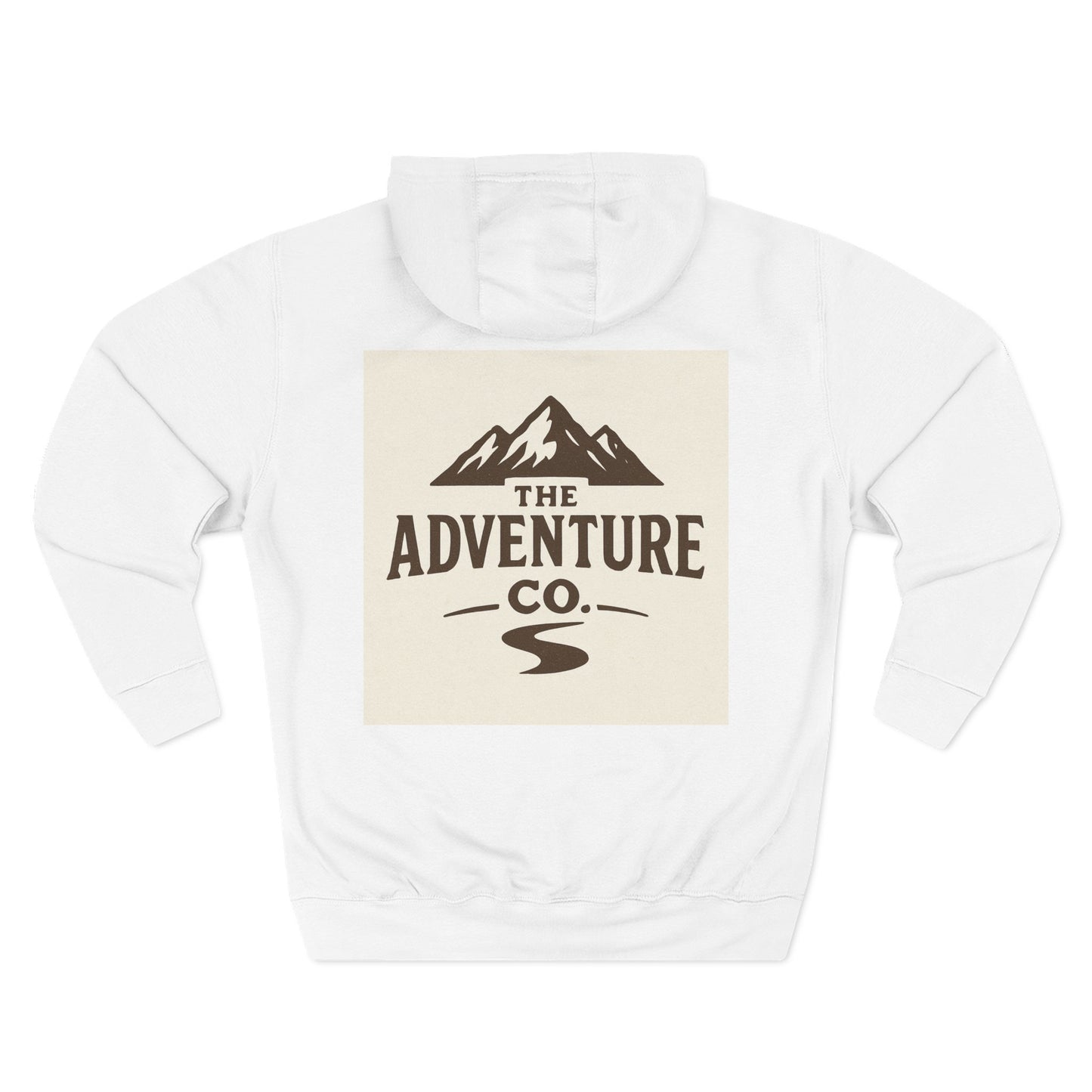 Three-Panel Fleece Hoodie