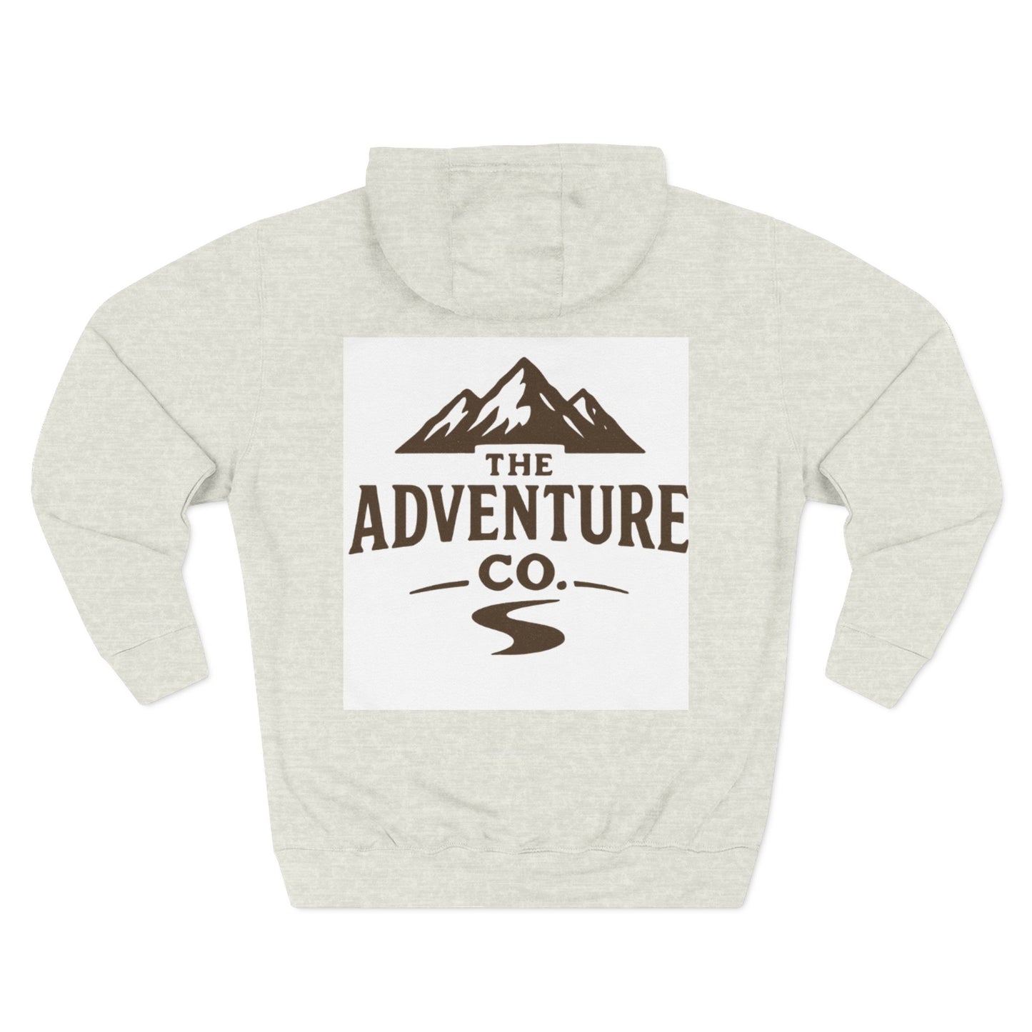 Three-Panel Fleece Hoodie