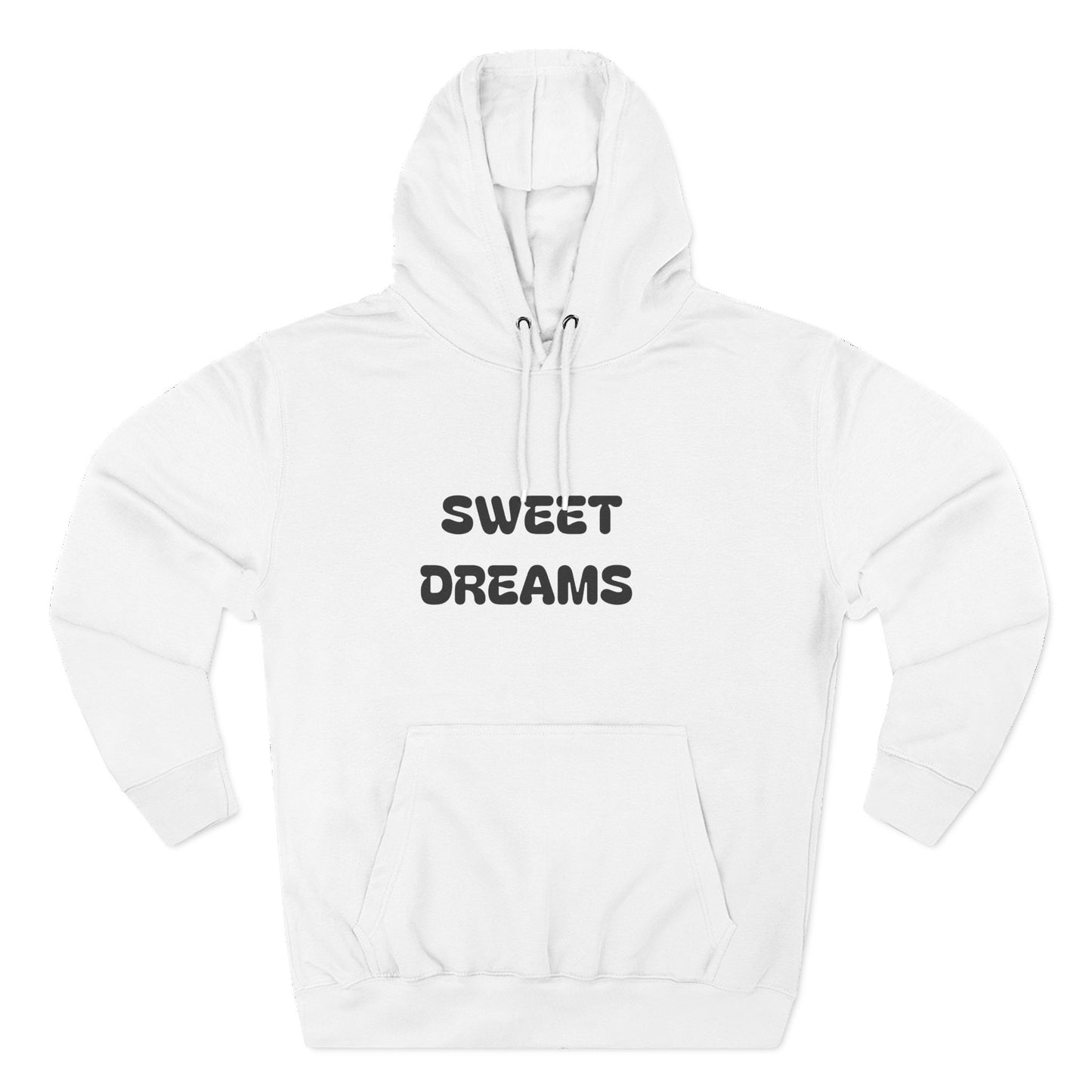 Three-Panel Fleece Hoodie - Sweet Dreams & Too Cute to Ghost, Cozy Hoodie for Fall, Cute Casual Wear, Gift for Halloween, Funny Hoodie