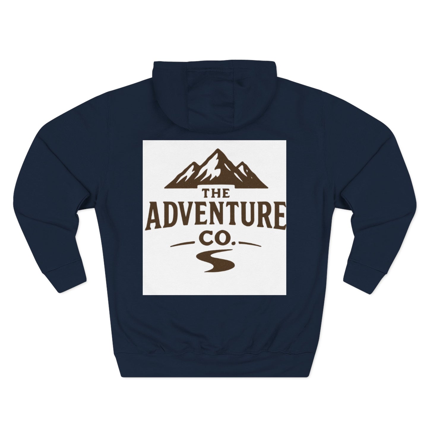 Three-Panel Fleece Hoodie