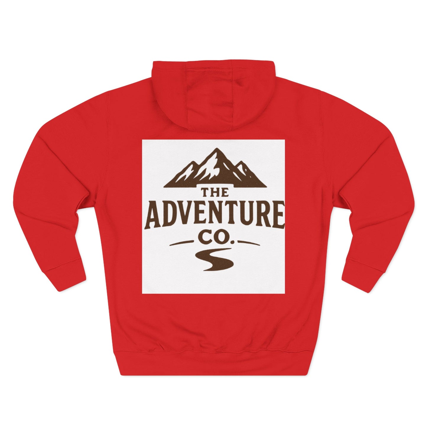 Three-Panel Fleece Hoodie