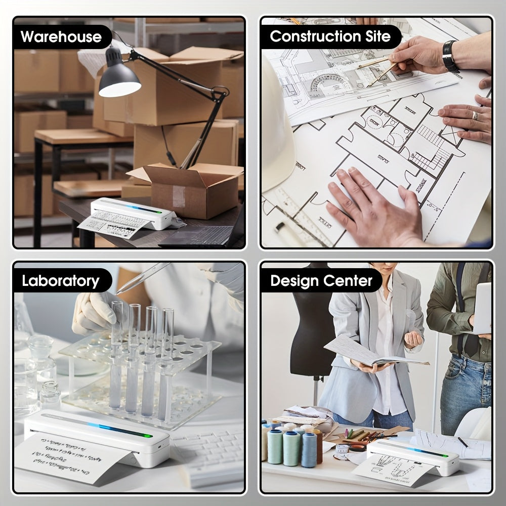 Orexy™ Portable Wireless  Thermal  Printer with  Upgraded  Thermal Paper- For Business Travel