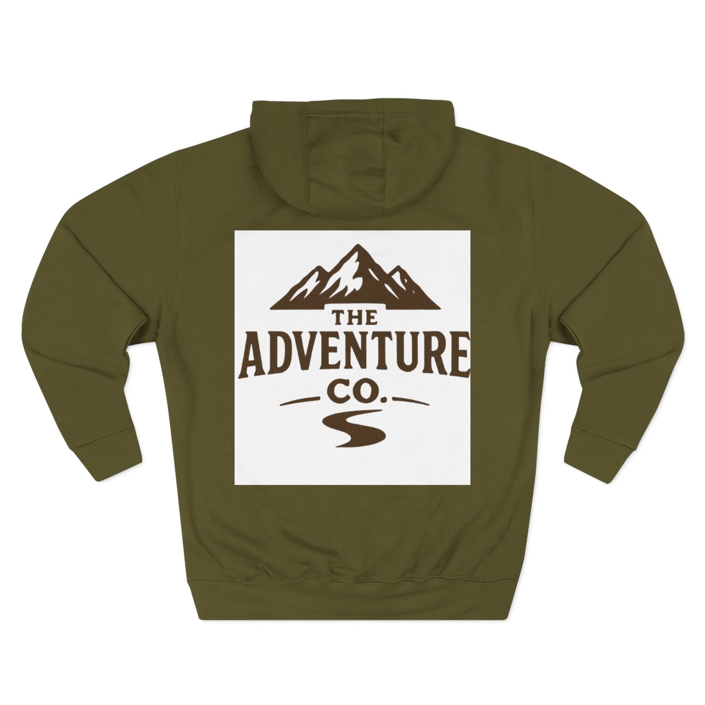 Three-Panel Fleece Hoodie