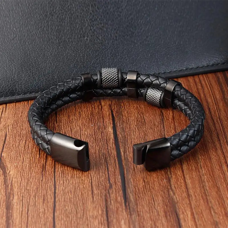 Orexy™ Titan’s Fortune spiritual and fashion Leather Bracelet