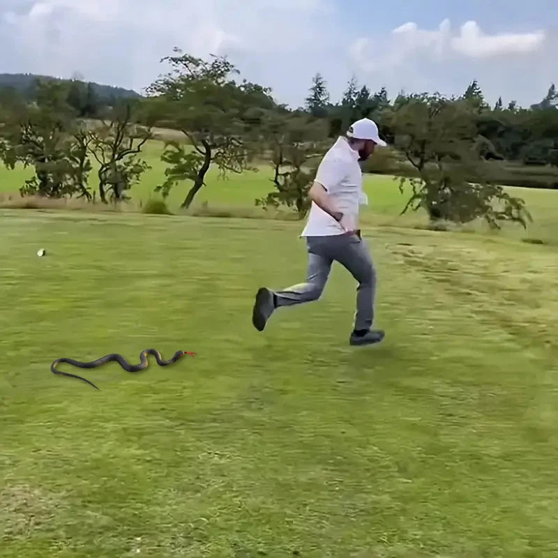 1/2pc Fake Snake Prank Toy Scary Simulation Rubber Anaconda Halloween Party Trick Toys Cosplay Costume Props Accessories 22cm