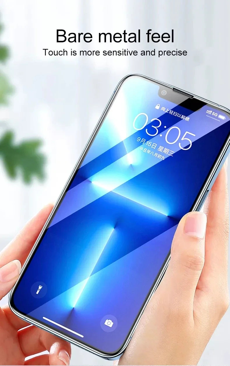 9D Tempered Glass 1-5PCS for iPhone 17/16/15/14/13/12/11 Pro Max, X/XS/XR/14/15/16/17 Plus - HD Screen Protector!