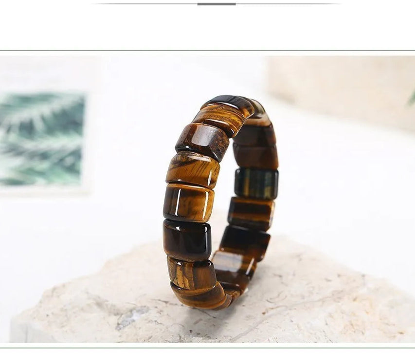 Orexy™ Natural Tiger Eye Energy Bracelet  For Balance, Strength & Vitality
