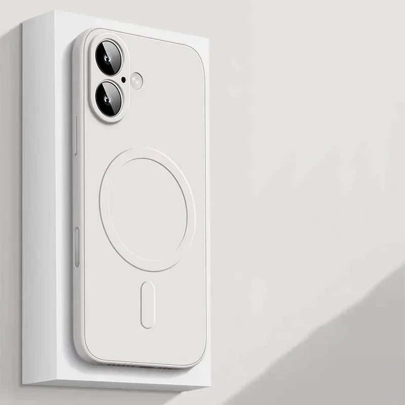 Luxury Original Liquid Silicone Case For iPhone 17 16 15 14 13 12 11 Pro Max 13 Mini Shockproof Bumper Cover Accessories