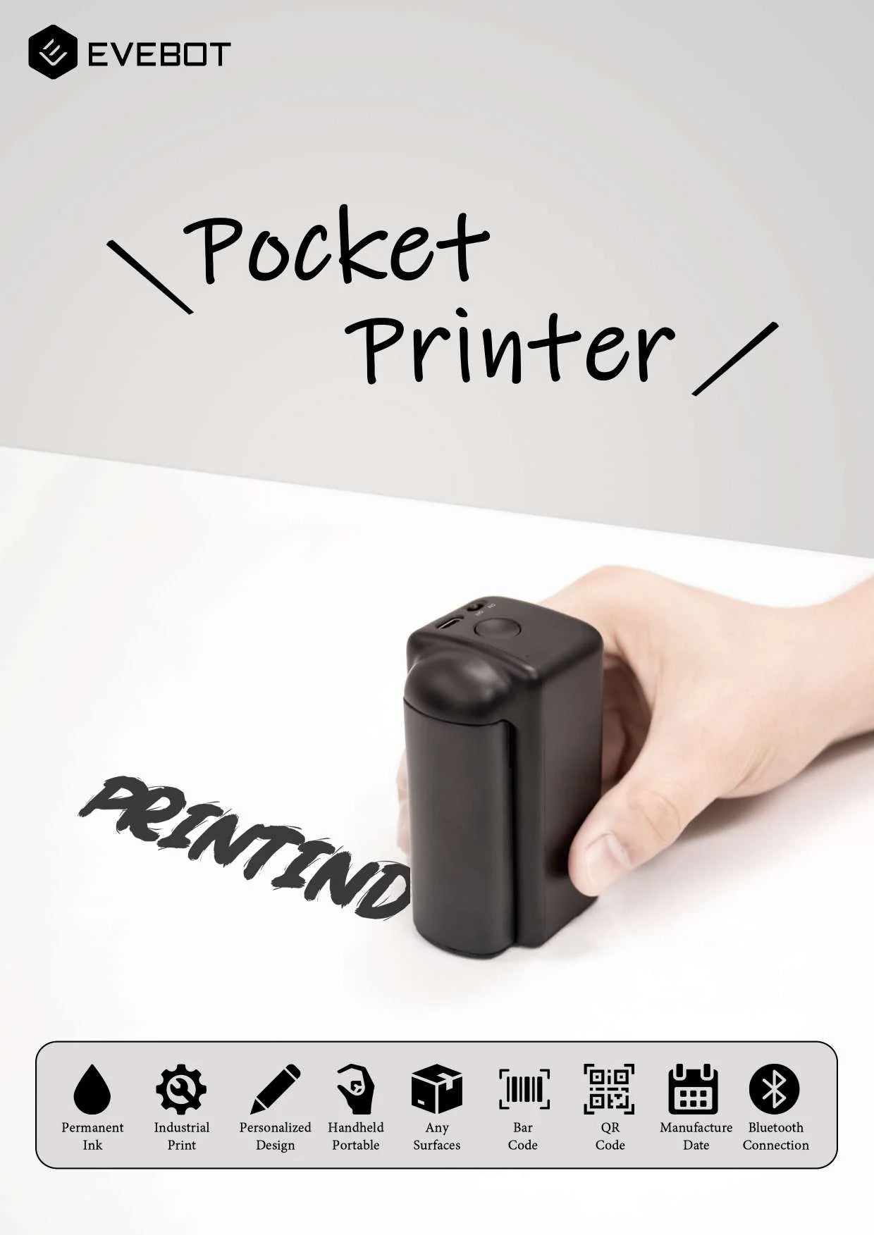 Orexy™ 2025 Handheld Mini Inkjet Portable Printer