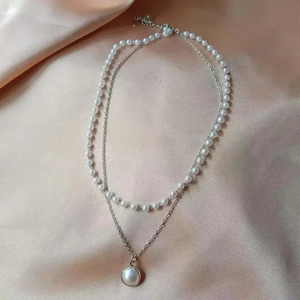 Orexy™ 2025  Women's  Double Layer Pearl Necklace