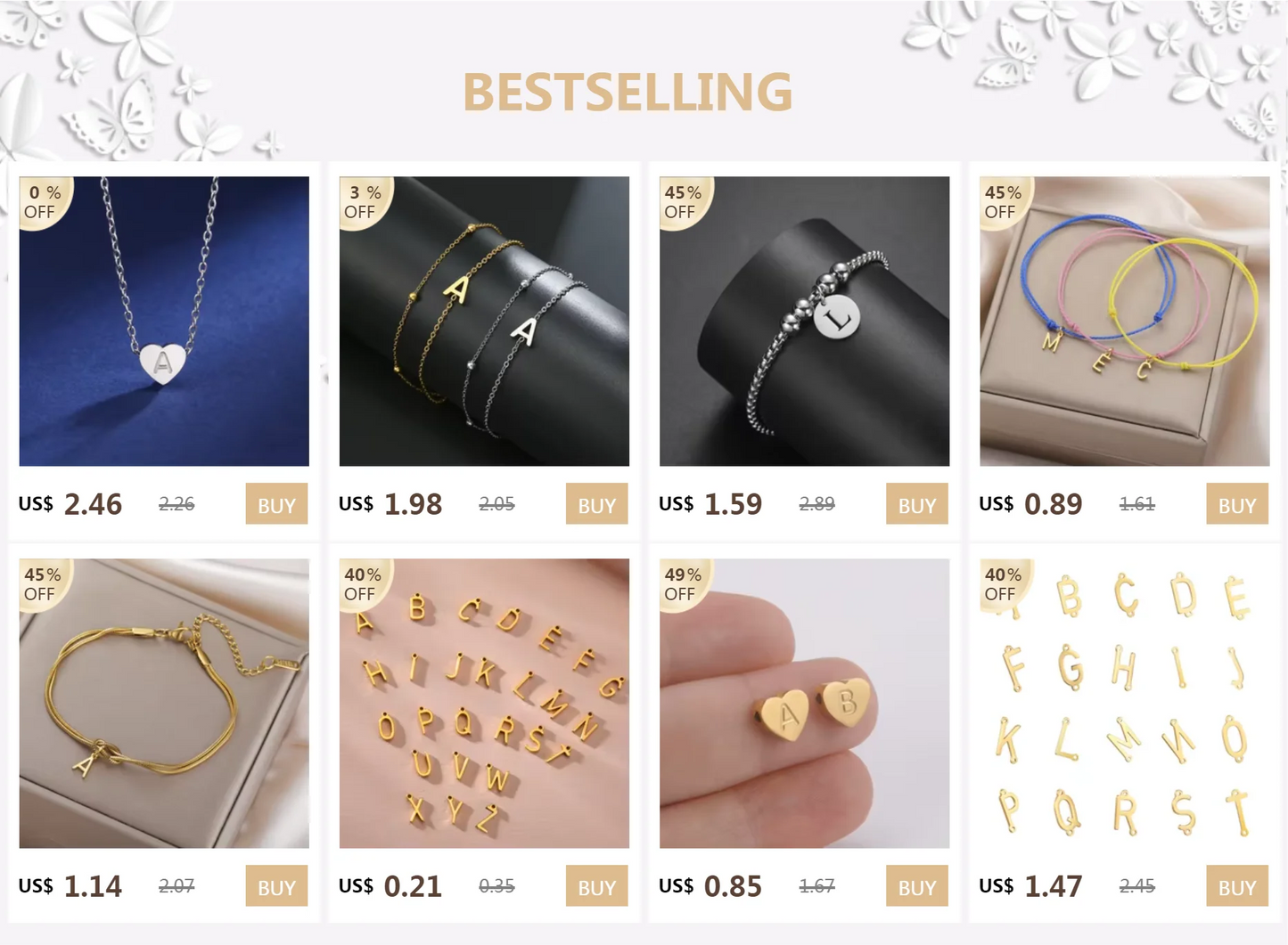 Orexy™ Minimalist Initial A-Z Letter Necklace for Women