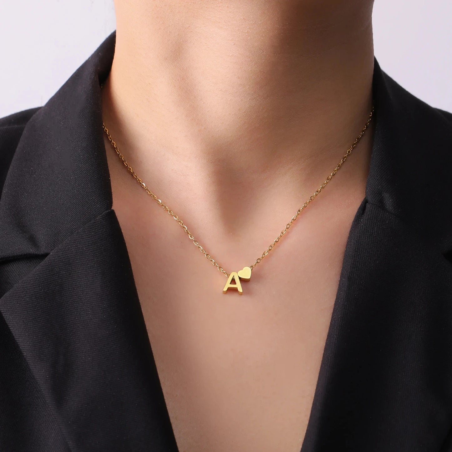 Orexy™ Minimalist Initial A-Z Letter Necklace for Women