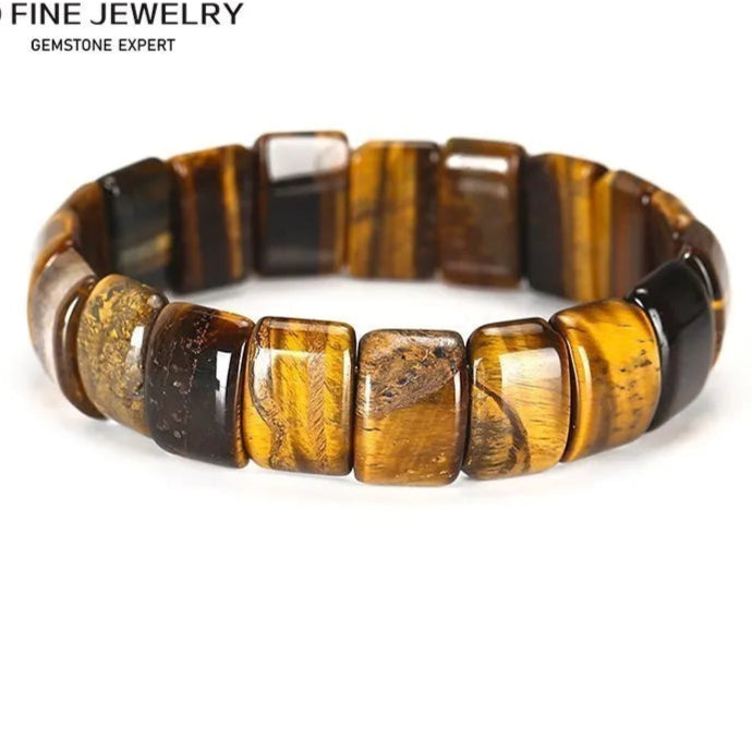 Orexy™ Natural Tiger Eye Energy Bracelet  For Balance, Strength & Vitality