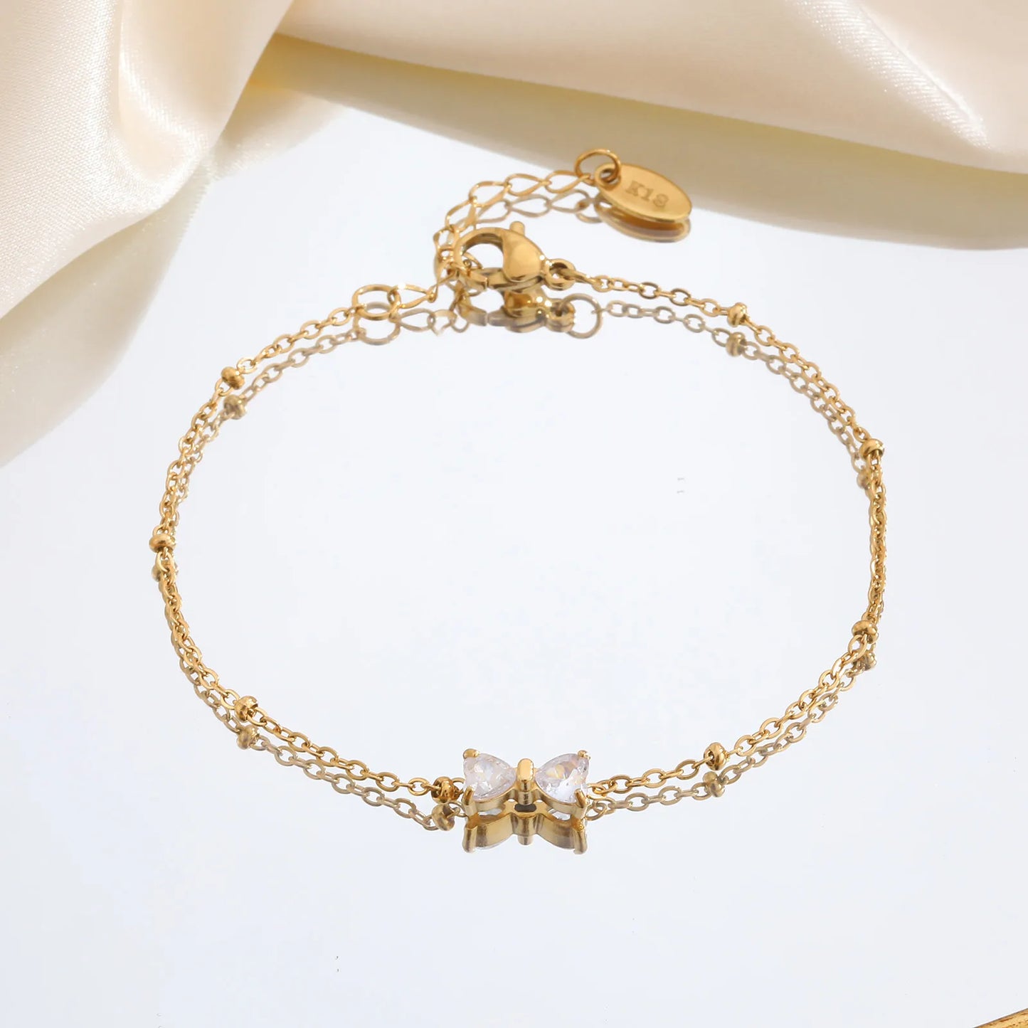 Orexy™ Zircon Bow Waterproof Bracelet for Women